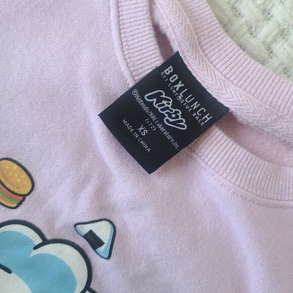 Nintendo Kirby Chef Crewneck - BoxLunch Exclusive Women's Size XS - Picture 4 of 7